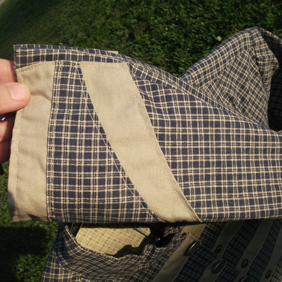 WOMENS M HandMade Steampunk Plaid Jacket - Picture 4 of 7